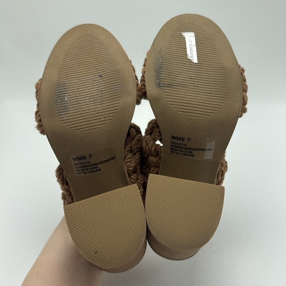 DV Dolce Vita Women's Roulette Heeled Sandal 7 braided rope boho - Picture 4 of 6